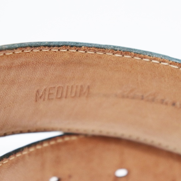 Neiman Marcus Italian Alligator Calfskin Belt RARE main image 6
